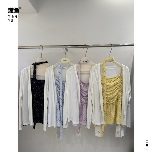 柚米8739大码女叠穿设计感套装