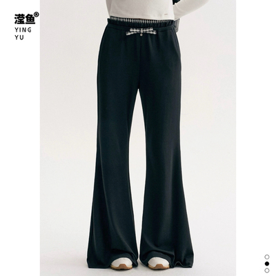 佐纳K26009大码高腰微喇裤女