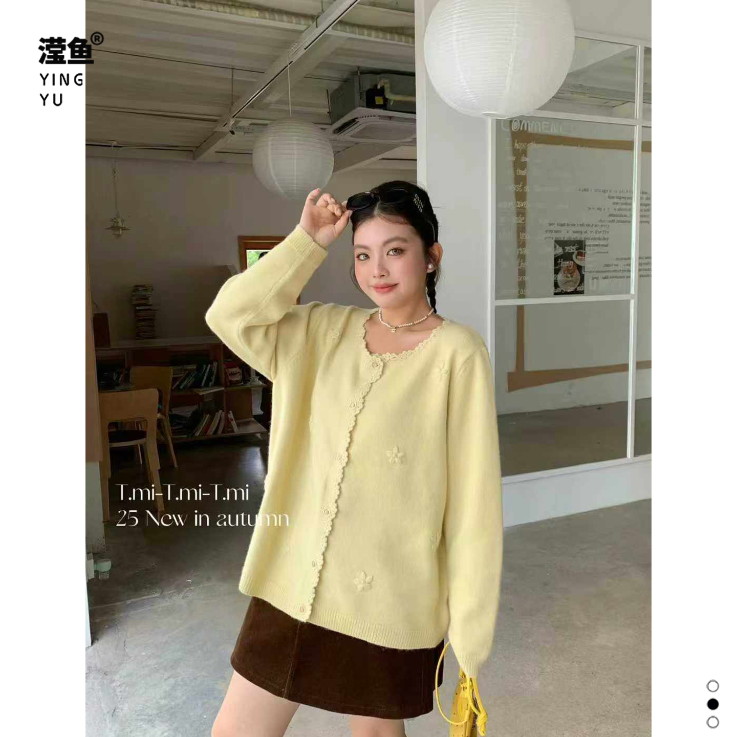 TMIQ1566大码时尚针织开衫女