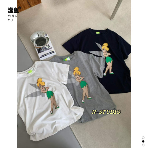 NW4260大码卡通印花T恤女夏季
