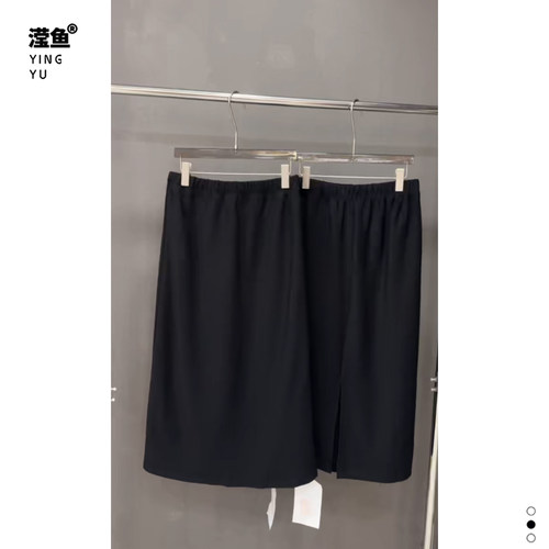 麦希1583-1大码直筒半身裙女