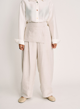 VERSELET短诗 2025夏季新品 Ruth 法国雨露亚麻气球裤