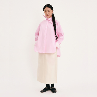 环保棉质旗帜领衬衫长袖