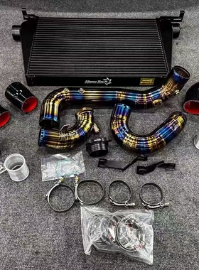 SNOWTECH加大中冷涡轮管适配奥迪B9 S4 S5 C8 A6L A7 EA839 3.0T