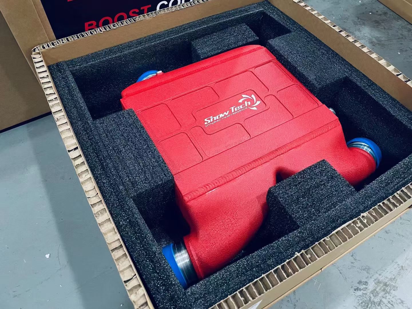 适配奔驰C43 E43 S320 GLC GLE M276改装SnowTech加大中冷顶冷