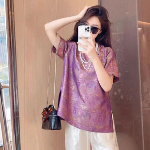 如意丰登|非遗系列新中式复古国风夏装盘扣上衣