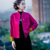 改良服饰民族风 提花外披傣族服装 勐润