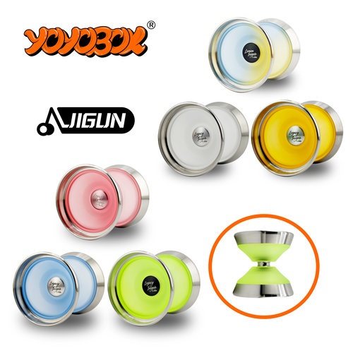 BOX推荐JIGUN 传承勋章 钟承勋 签名球 悠悠球 火力少年王 玩具