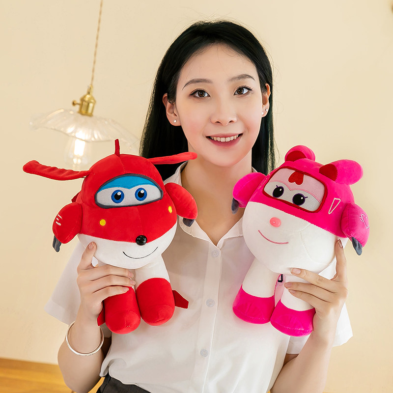 毛绒玩具卡通超级可爱乐迪小爱飞侠公仔全套玩偶儿童生日礼物