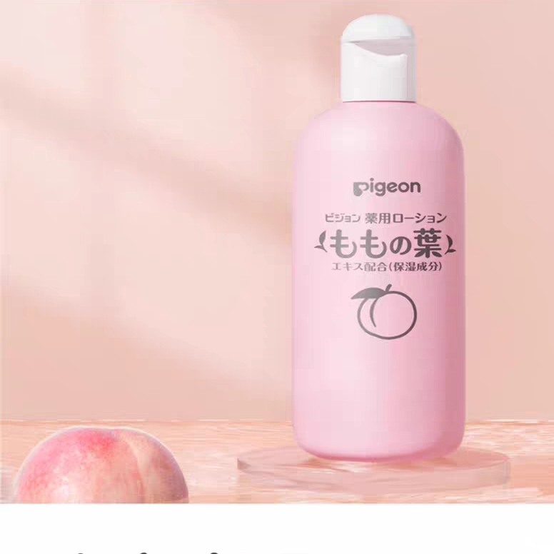 日本贝亲桃子水婴儿桃叶精华爽身爽身粉 /痱子粉/爽
