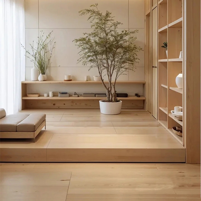 定制实木地台榻榻米床一体床飘窗客厅民宿茶室阳台储物悬浮地台床