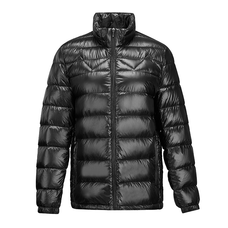 文华羽绒男士轻薄羽绒服短款立领2025年新款薄款休闲便携秋冬外套