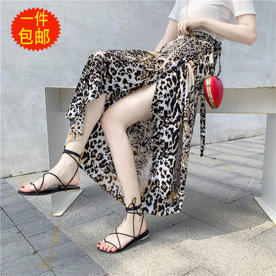 夏季壹片式碎花系帶裹身長裙度假高腰雪紡開叉不規則半身裙中長裙在類目 女裝/女士精品, 半身裙中 - 來自Buy2taobao.com提供專業的淘寶代購服務