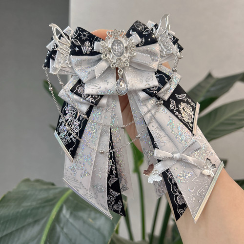 现货华丽应援棒蝴蝶结原创克拉棒应援扇蝴蝶结痛包装饰2天内发货