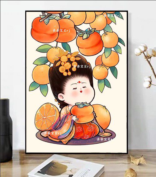 新款印花正品dmc卧室贵妃十字绣