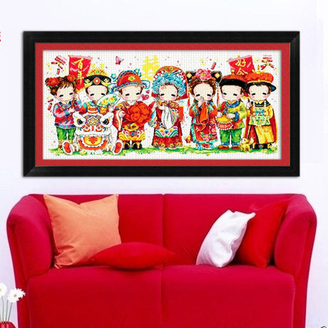 精准十字绣正品客厅卧室画印花