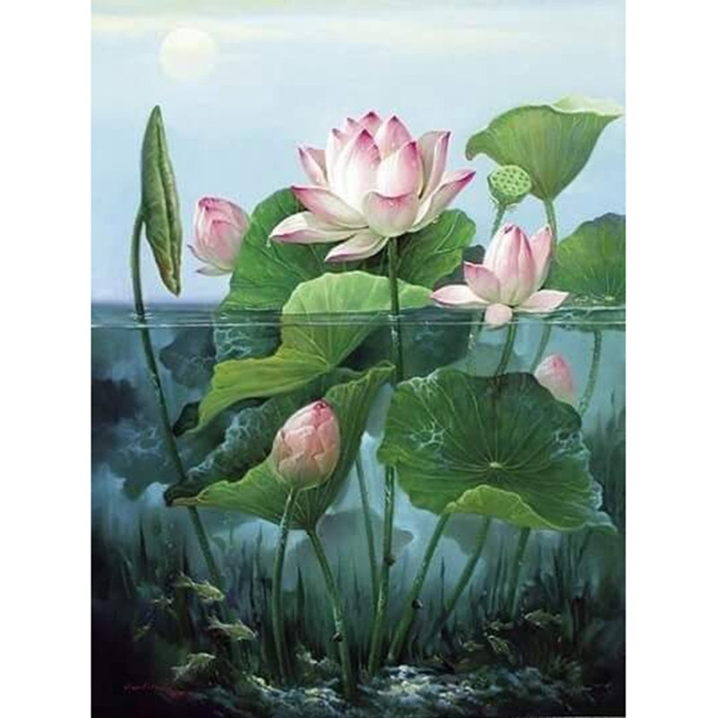 新款印花十字绣客厅卧室餐厅DMC