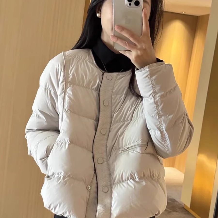 【送运费险】圆领轻薄棉服女短款