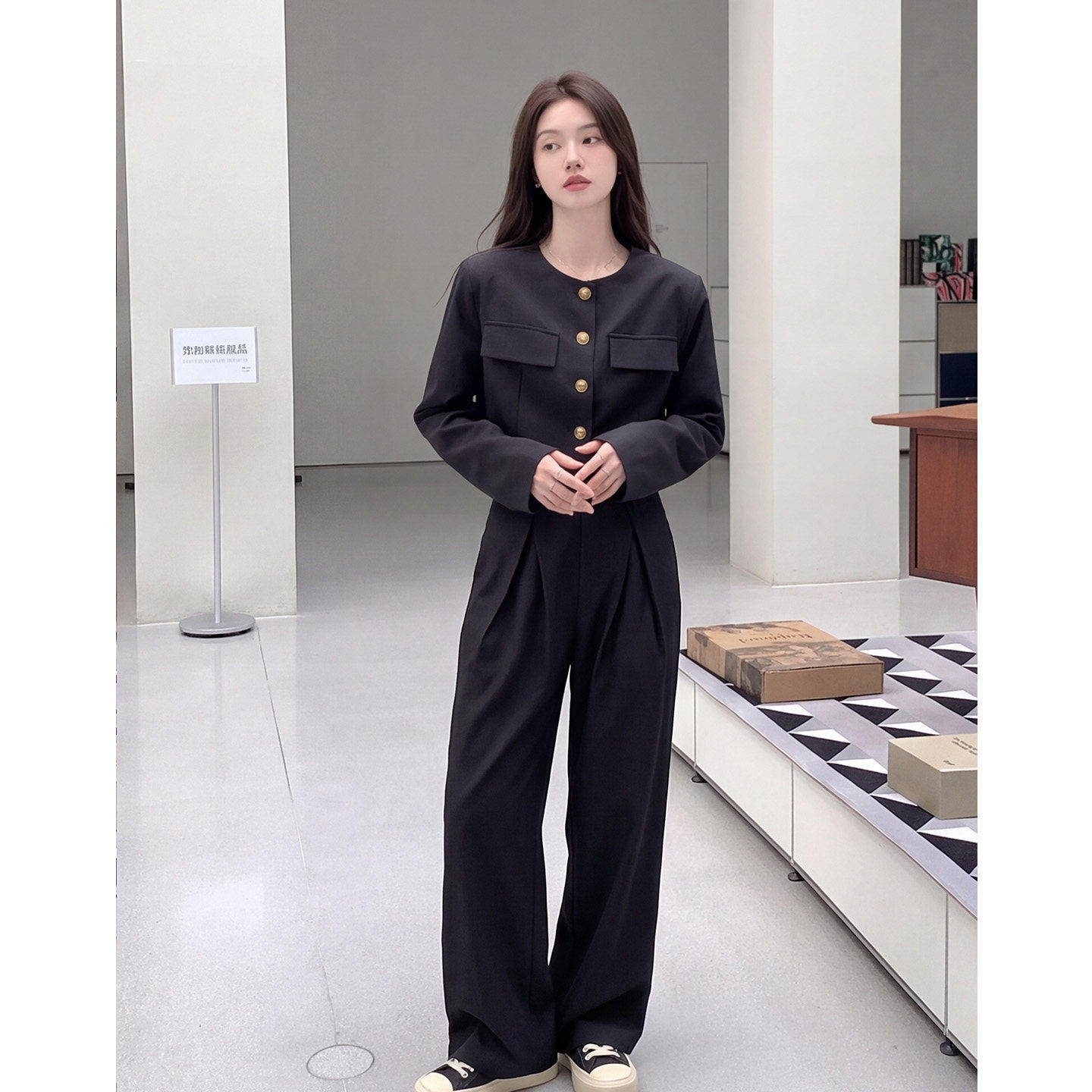 【送运费险】小香风气质套装女