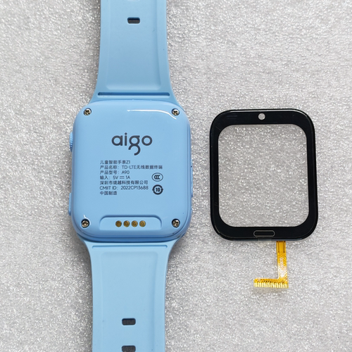 适用爱国者Z1/A90电话手表外屏幕表带充电器Q971B(QCY)维修换屏