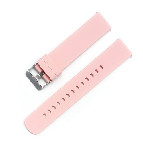 22mm纯色硅胶表带适用华为GT2手表表带Watch3腕带手表带硅胶腕带