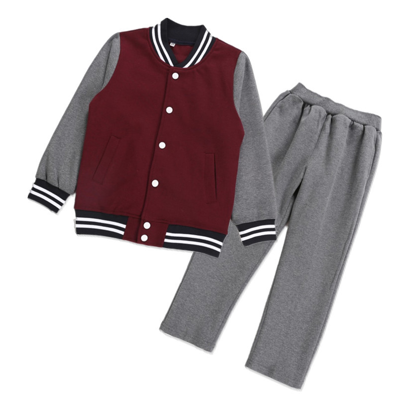 表演服春秋装学院风儿童班棒球服英伦风幼儿园园服中小学校服套装
