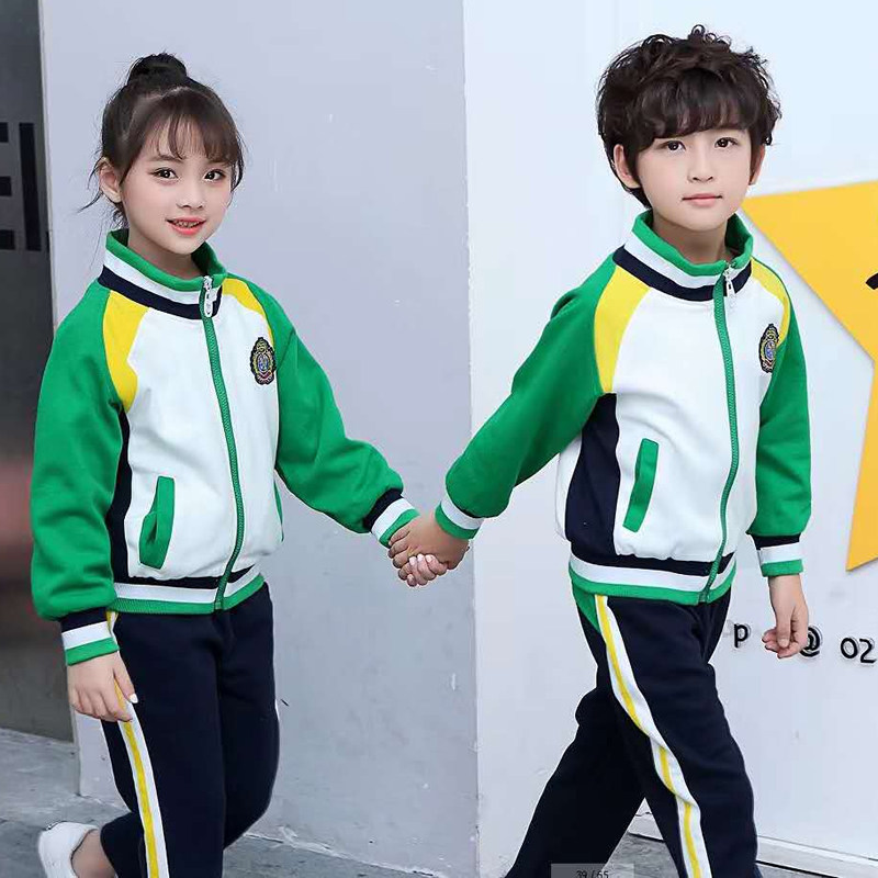 富阳区银湖街道高桥小学公立校服班服儿童运动服套装男女校服班服