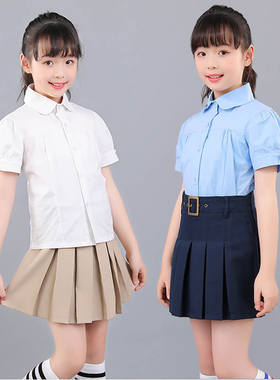 伊顿纪德同款裙裤英伦校服夏衬衣