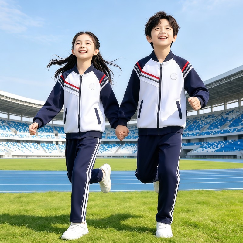 小学生男女生校服运动春秋套装
