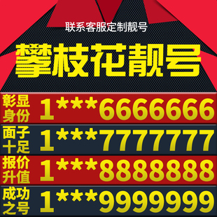 四川攀枝花本地手机靓号好号电信电话号码 卡亮号全国通用本地选号