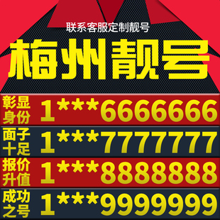 广东省梅州手机靓号新卡好号电信电话号码 卡亮号全国通用本地选号