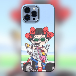 IQ博士iPhone15菲林手机壳硬壳苹果手机壳疯狂博士适用苹果14Promax草菇妹妹13pro二合一12 11阿拉蕾小云卡通