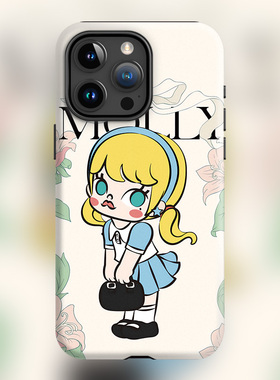 Molly daily look乖乖宝贝新款16plus茉莉适用iPhone15Promax苹果手机壳14防摔套13PPMT磨砂软壳磁吸Magsafe