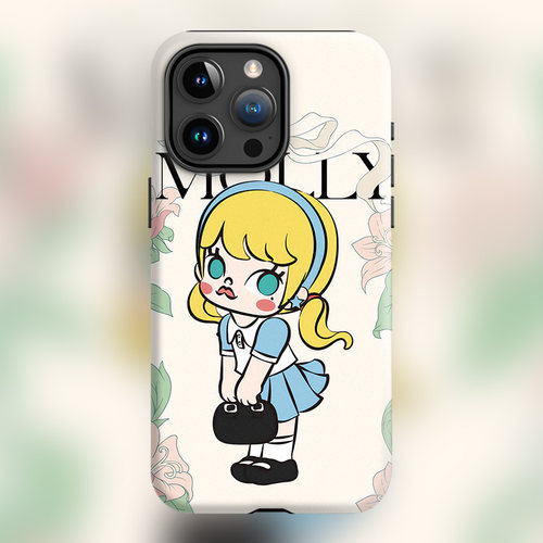 Molly daily look乖乖宝贝新款16plus茉莉适用iPhone15Promax苹果手机壳14防摔套13PPMT磨砂软壳磁吸Magsafe