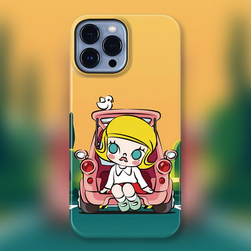 POP周边IP图定制适用iPhone15Promax苹果手机壳潮牌14防摔套13个性12女11可爱卡通茉莉樱桃车车Molly魔力卡卡