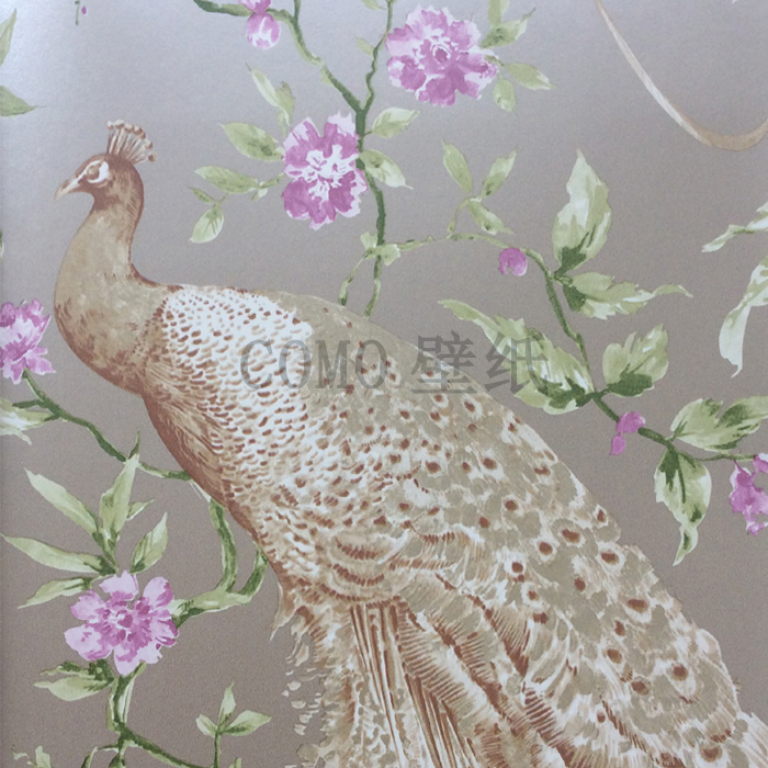 CATHAY VIEW中式孔雀墙纸壁纸GTP01051 01052 01053 01054 01055