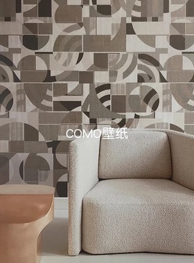 FABOIE 几何高级感背景墙无缝墙布BA-VT6101 6102 6103 6104 6105