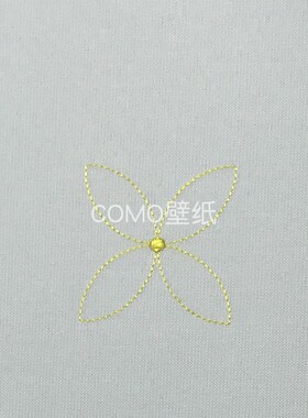 MDDS 可爱儿童花朵卡通刺绣无缝墙布壁布MHY24121-022A-026A-030A