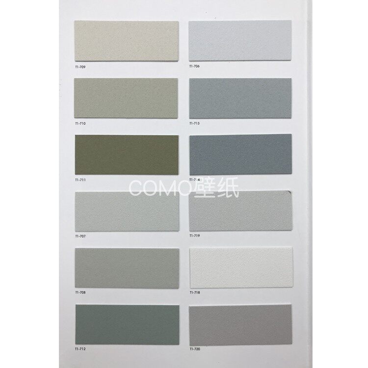 圣蒂诺SANTINO 微砂 艺术漆无缝墙布T1-725-726-727-728-729-730