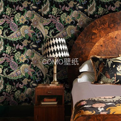 FABOIE UTTERANCE美式提花背景无缝墙布BA-UE0201 0202 0203 0204