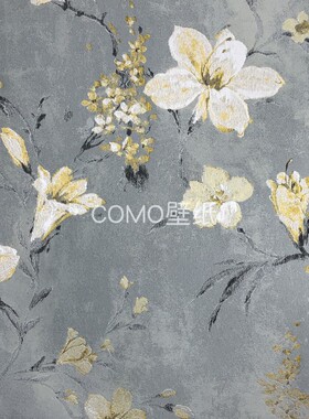 嘉佰丽/Gabryl 田园美式提花无缝墙布GBL2501A 2505A 2512A 2520A