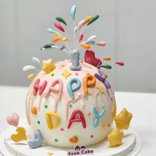 压边网红硅胶爱心巧克力模具云朵星星翻糖生日蛋糕配件软陶礼花