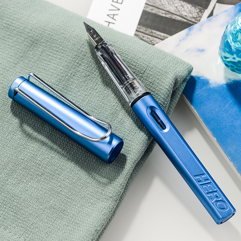 英雄（HERO） HERO英雄钢笔359B炫彩正姿铱金笔学生正姿练字钢笔