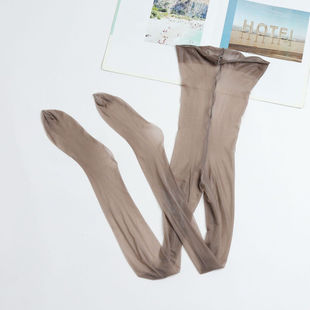 诉吻「巨峰果冻」极光无腰一线裆丝袜女超薄640针高密油亮连裤袜