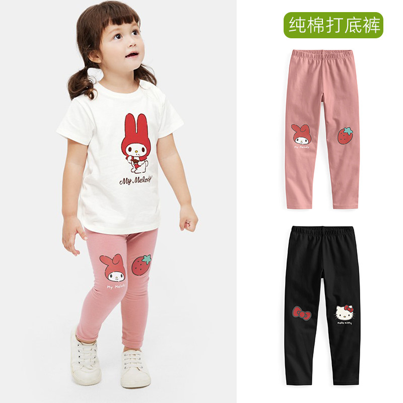 儿童女童纯棉春秋季打底裤女宝儿童卡通动漫中腰休闲长裤,童装/婴儿装/亲子装,裤子,淘宝优惠券,粉丝福利购,淘宝优惠卷