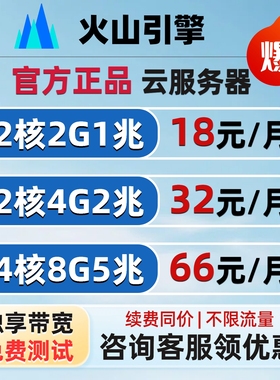 火山引擎火山云服务器独立ip企业电商直播不限流量天翼云主机vps