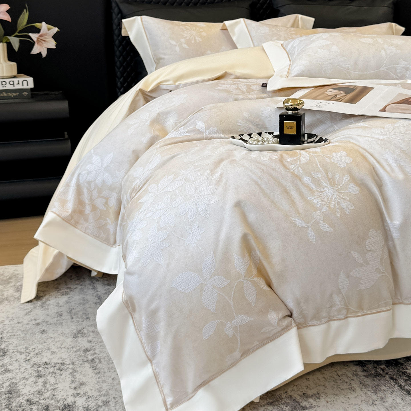 唯美秋冬100S长绒棉磨毛四件套