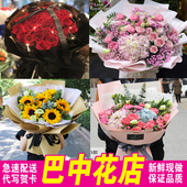 订时尚 生日巴中市鲜花店通江县南江爱人长辈康乃馨同城配送速递