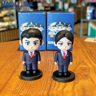检察官小公仔玩偶摆件检察官手办盲盒人偶车载小摆件模型男生礼品