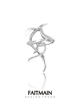 FAITMAIN小众设计纯银不掉色飞燕戒指女冷淡风高级感开口食指戒潮